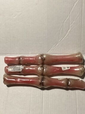 Decorative Halloween grieving taper candle bone set of three